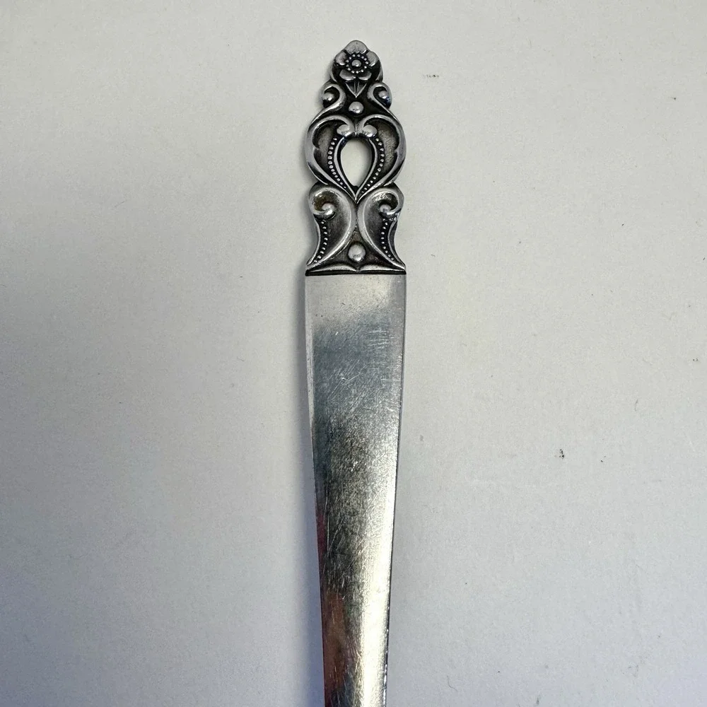 National Stainless Olaf Pierced Serving Spoon Slotted‎ Flatware Replacement